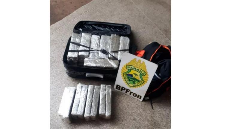 Passageira de ônibus é presa com maconha em Céu Azul