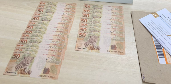 Jovem é preso ao receber encomenda com R$ 1 mil em notas falsas no Paraná