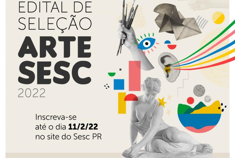 Sesc PR abre seleção de propostas de exposições artísticas para 2022