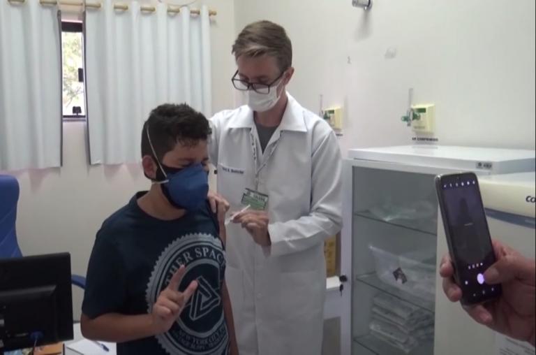 Toledo vacina crianças da faixa etária de 11 anos sem comorbidades