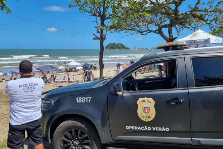 PCPR realiza 3 mil procedimentos e conclui 73% dos inquéritos na primeira fase do Verão Paraná