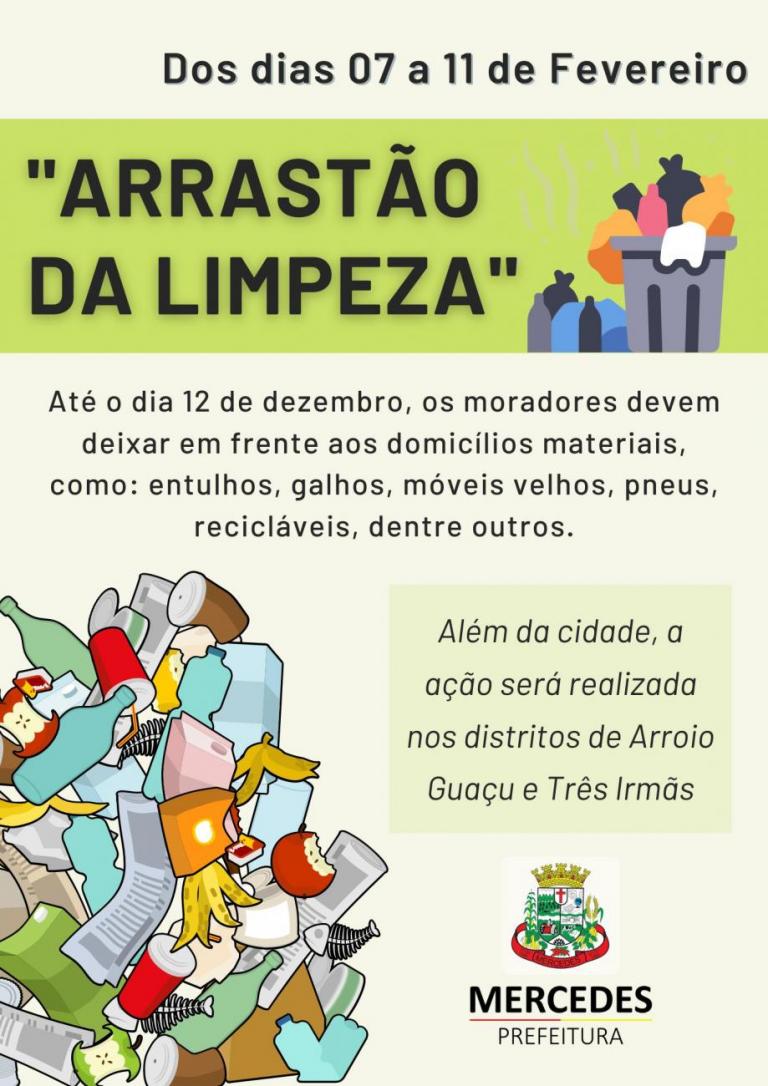 Mercedes organiza “Arrastão de Limpeza” na próxima semana