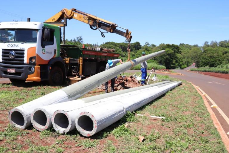 Trevo do Anel Viário recebe iluminação de LED