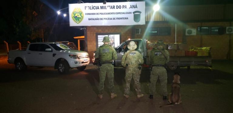2,4 toneladas de maconha são aprendidas no interior de Entre Rios do Oeste