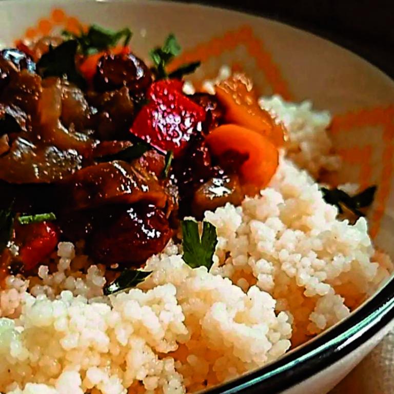 Couscouz com caponata