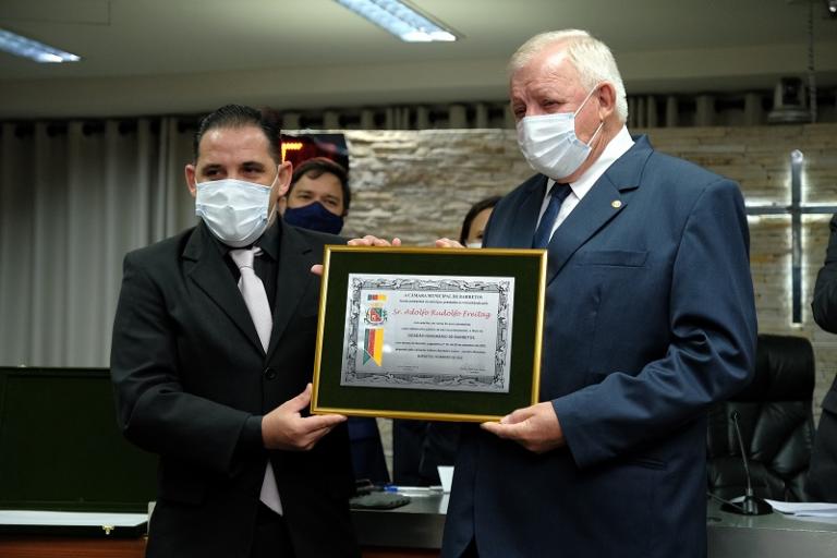 Presidente da Sicredi Aliança PR/SP recebe o título de Cidadão Honorário de Barretos