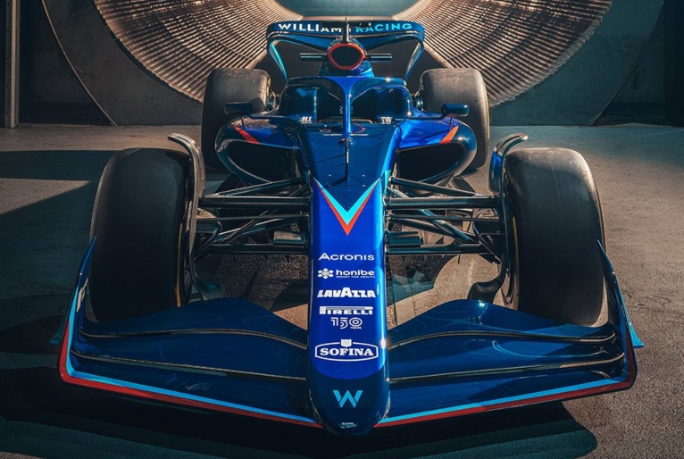 Williams apresenta novo carro para temporada 2022 da Fórmula 1