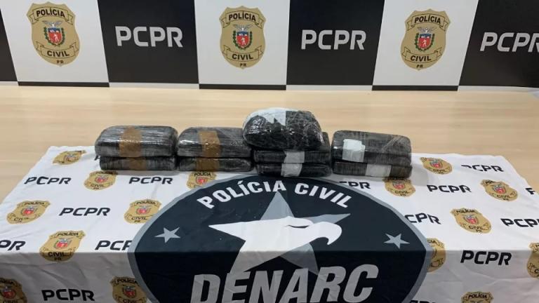 5kg de cocaína e 4kg de crack são apreendidos em Santa Tereza do Oeste