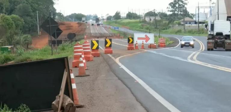 Obras de duplicação da BR-277 em Cascavel estão atrasadas
