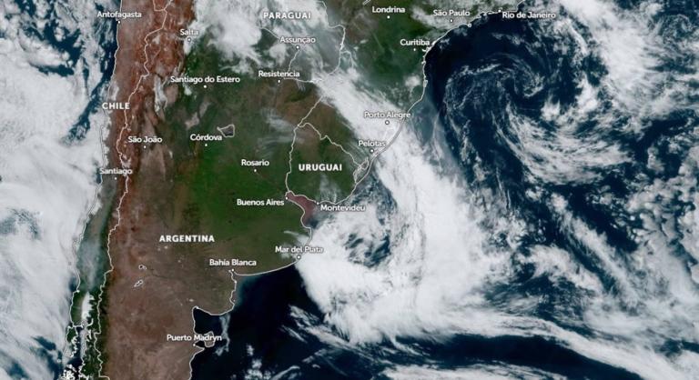 Ciclone impulsiona ar mais frio neste começo de semana
