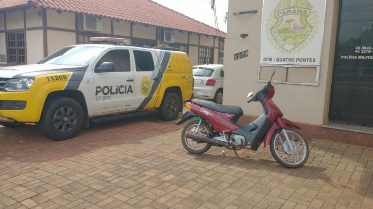 Condutor sem CNH foge da PM em Quatro Pontes e depois volta para se explicar 