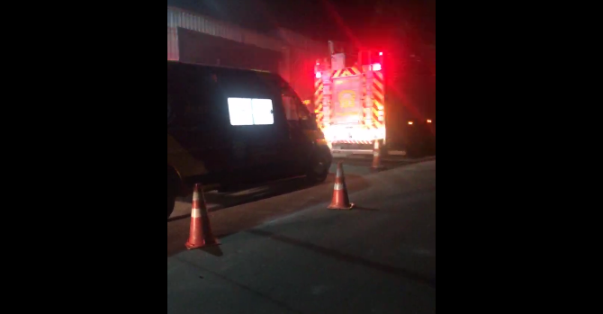 Incêndio é registrado em empresa no centro de Marechal Rondon