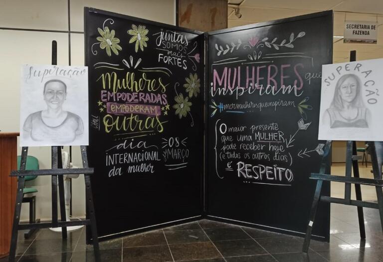 “Mulheres que inspiram” é tema de exposição no saguão da prefeitura rondonense
