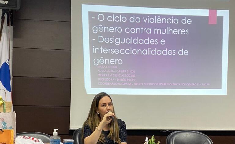 Palestra na OAB rondonense discute papel da advocacia no combate à violência contra mulher