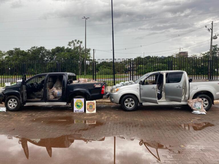 BPFron, PF e Exército fazem apreensão milionária de agrotóxicos