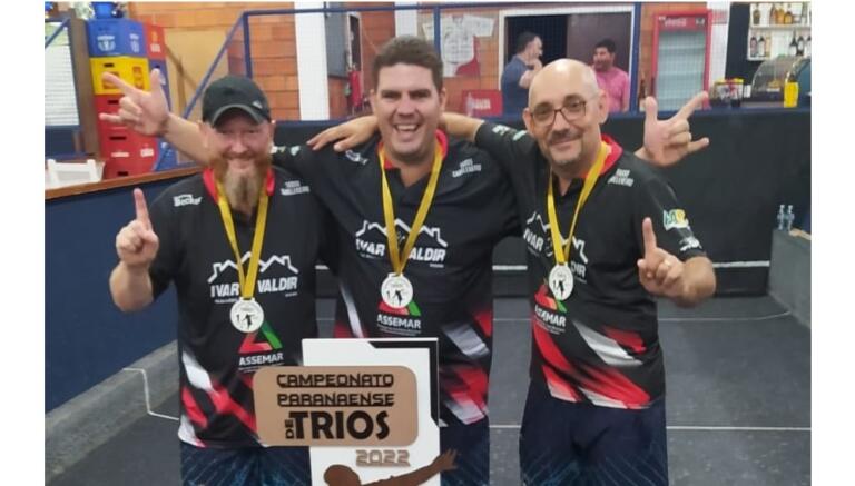 AACC/Copagril/Prefeitura de Marechal Cândido Rondon é campeã paranaense de bocha em trio