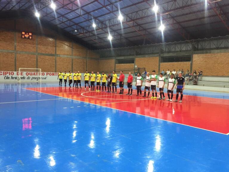 27º Campeonato Municipal de Futsal de Quatro Pontes é aberto com duas vitórias