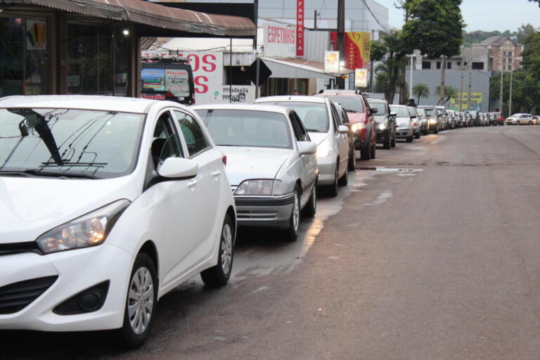 Anúncio de reajuste da gasolina e diesel provoca filas em postos de Marechal Rondon e já tem estabelecimento mudando preço