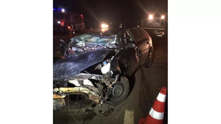 Motorista morre ao ser ejetado de carro e atropelado após batida que envolveu Montana com placas de Marechal Rondon