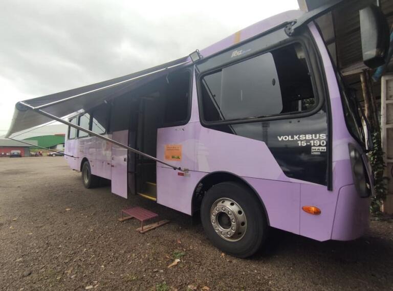 Ônibus Lilás presta atendimento às mulheres em Marechal Rondon nesta sexta-feira