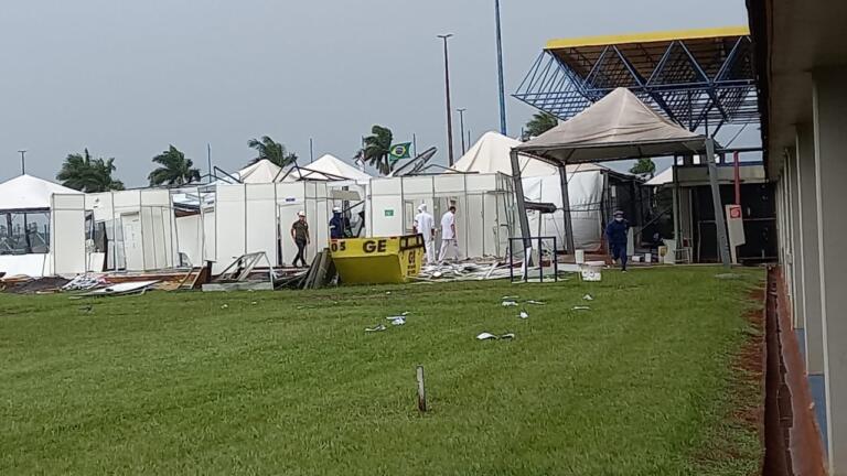 Cooperativa de Palotina não terá abate nesta sexta-feira devido a estragos causados por temporal; veja vídeos