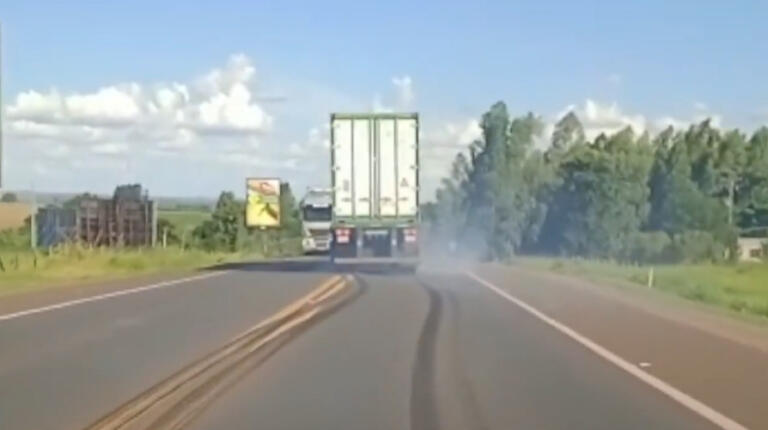 PRF prende na BR-163 motorista bêbado que dirigia em zigue-zague carreta carregada; veja vídeo