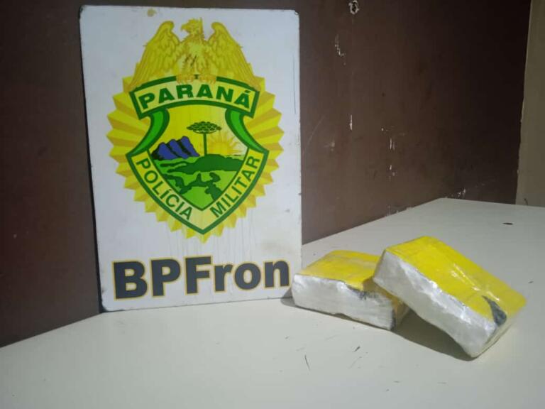 BPFron prende indivíduo que transportava cocaína em Santa Terezinha do Itaipu 