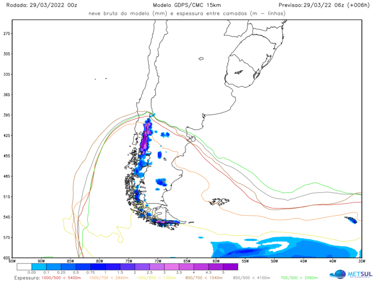 Primeira grande neve do ano deve chegar no Sul do continente