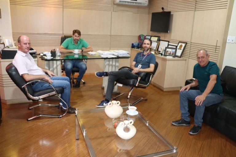 Representantes do Sesi/Senai e da prefeitura debatem a ampliação de parcerias em Marechal Rondon