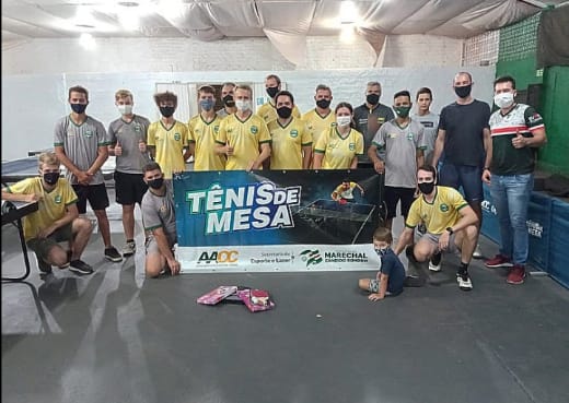 Marechal Rondon terá 11 atletas na abertura do Paranaense de Tênis de Mesa
