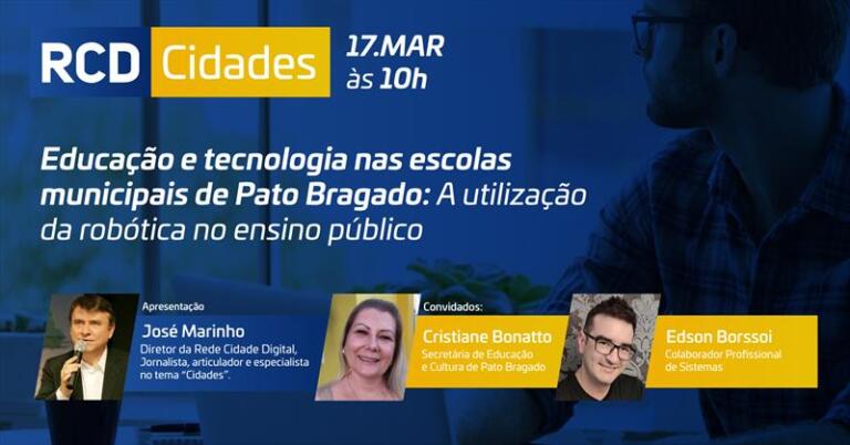 RCD Cidades apresenta projeto de robótica educacional em Pato Bragado