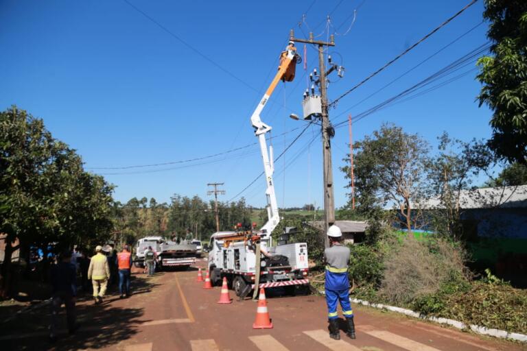 Copel estabelece ponto de atendimento emergencial na Prefeitura de Maripá