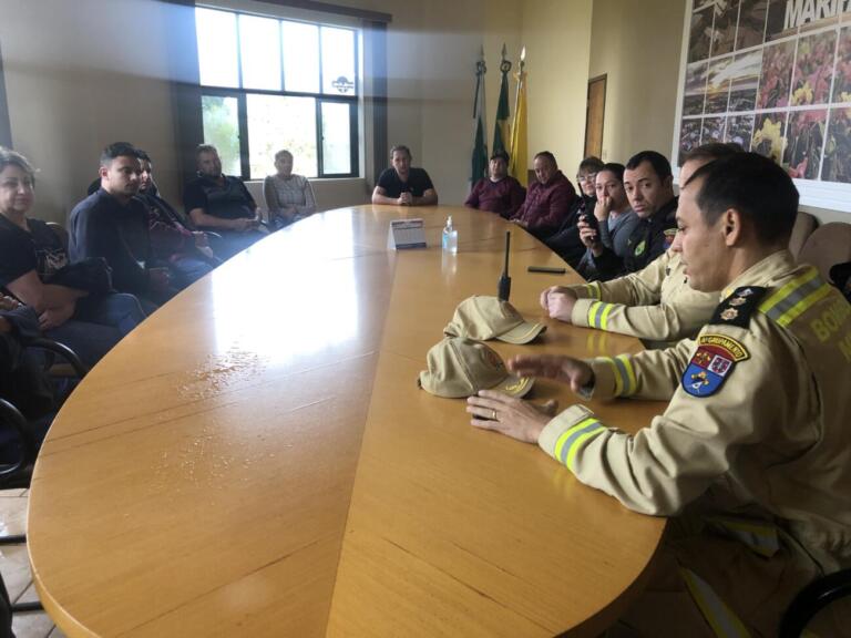 Corpo de Bombeiros estabelece Ponto de Apoio para emergências na Prefeitura de Maripá