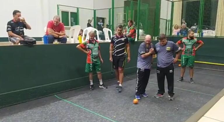 Marechal Rondon lidera na abertura do Estadual de Bocha