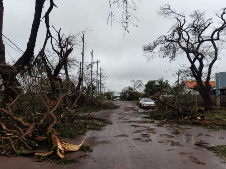 Maripá deve decretar estado de calamidade pública; “cidade está destruída”, aponta prefeito