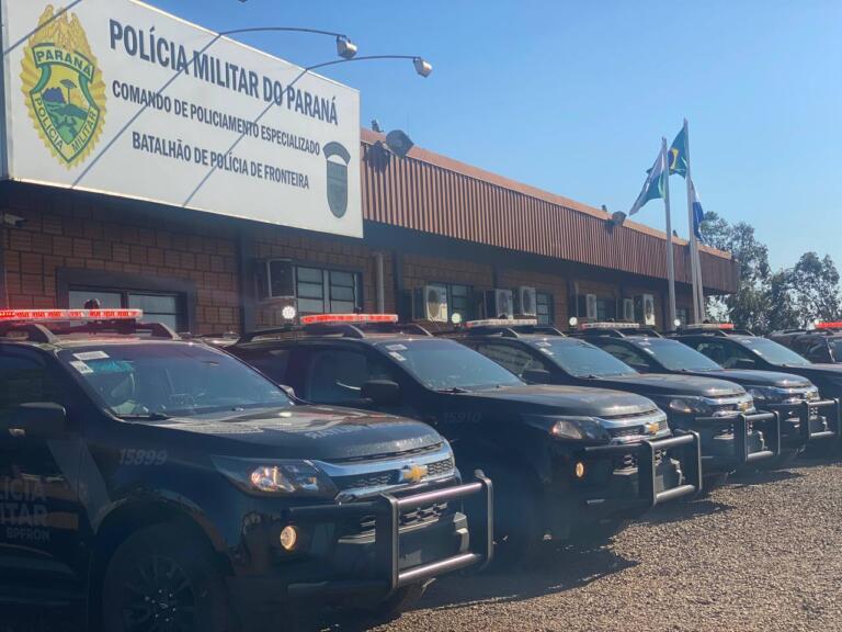 BPFron recebe 16 viaturas do Ministério da Justiça e Segurança Pública