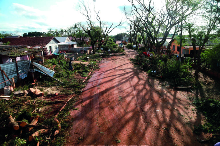 Cerca de 11 mil hectares foram prejudicados pelo temporal em Maripá