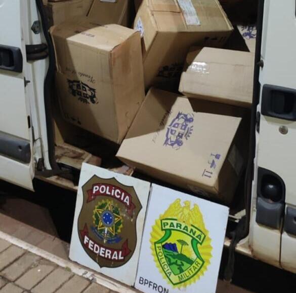 Seis mil pacotes de cigarros contrabandeados são apreendidos em Mercedes