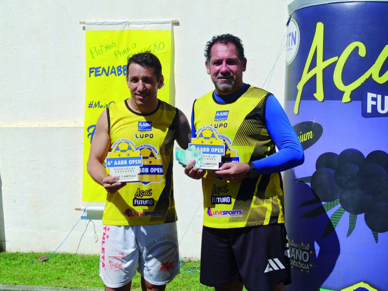 Dupla de Marechal é vice-campeã no 6º Open de Futevôlei em Cascavel