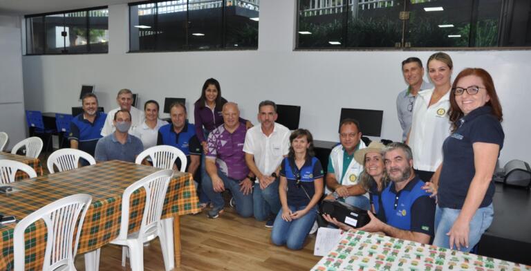 Rotary Marechal Rondon recebe subsídio distrital para compra de equipamentos destinados à Casa de Maria