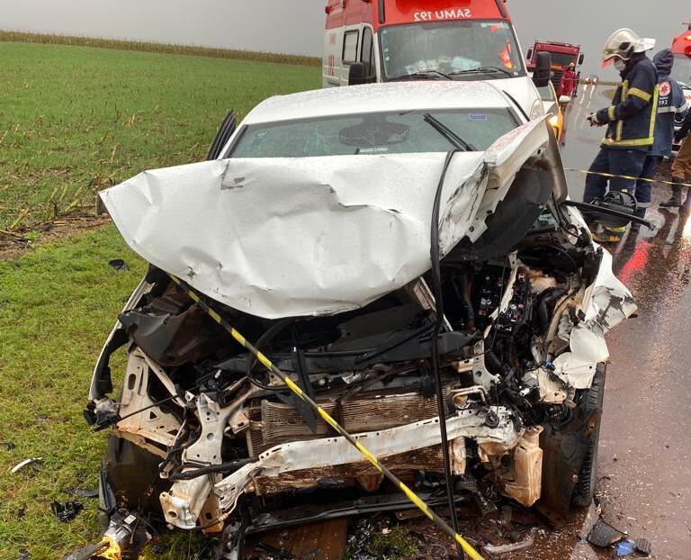 Homem de 37 anos morre depois de se envolver em acidente em rodovia na região de Palotina