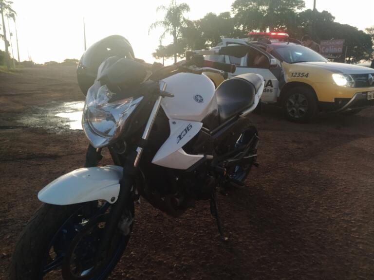 Policiais flagram cidadão transitando pela BR-163 com moto roubada em Cascavel
