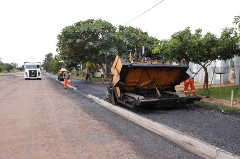Avança a obra de duplicação e revitalização da Avenida Roda D’Água em Marechal Rondon
