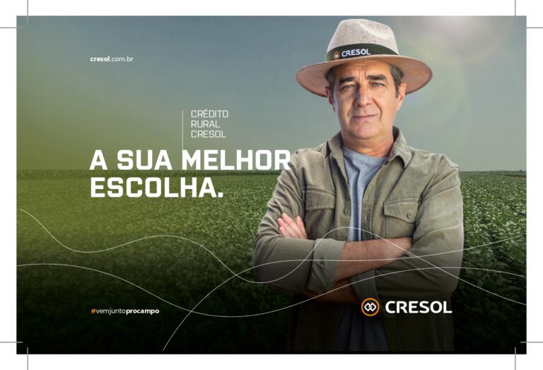 Reforçando raízes no agronegócio, Cresol lança campanha “Entrelinhas do Campo”