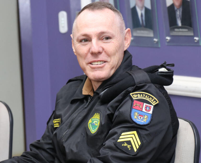 Administração de Pato Bragado promove café de boas-vindas ao novo sargento do destacamento local