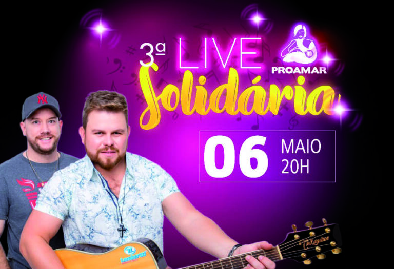 Rotary Club 25 de Julho realiza nesta sexta-feira live solidária em prol do Proamar