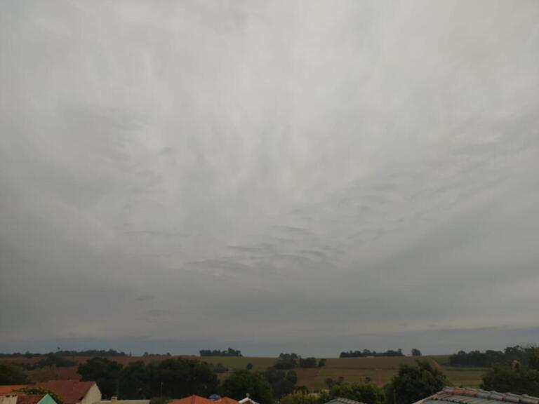 Sábado tem previsão de chuva e máxima não deve passar dos 19°C em Marechal Rondon