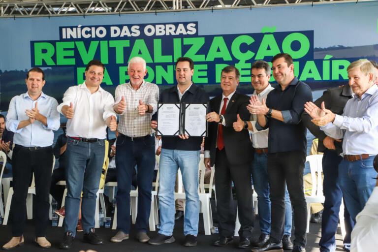 Governador autoriza início da revitalização da Ponte Ayrton Senna em Guaíra
