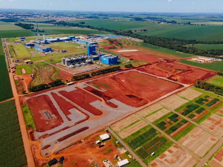 Avançam obras da esmagadora de soja em Palotina