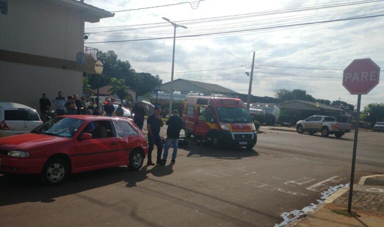 Idoso é preso por embriaguez ao volante após atropelar quatro-pontense; vítima teve costelas trincadas e pulmão perfurado